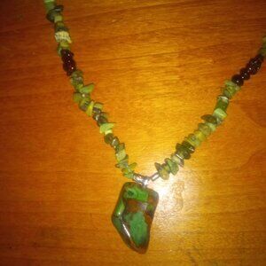 Gemstone necklace